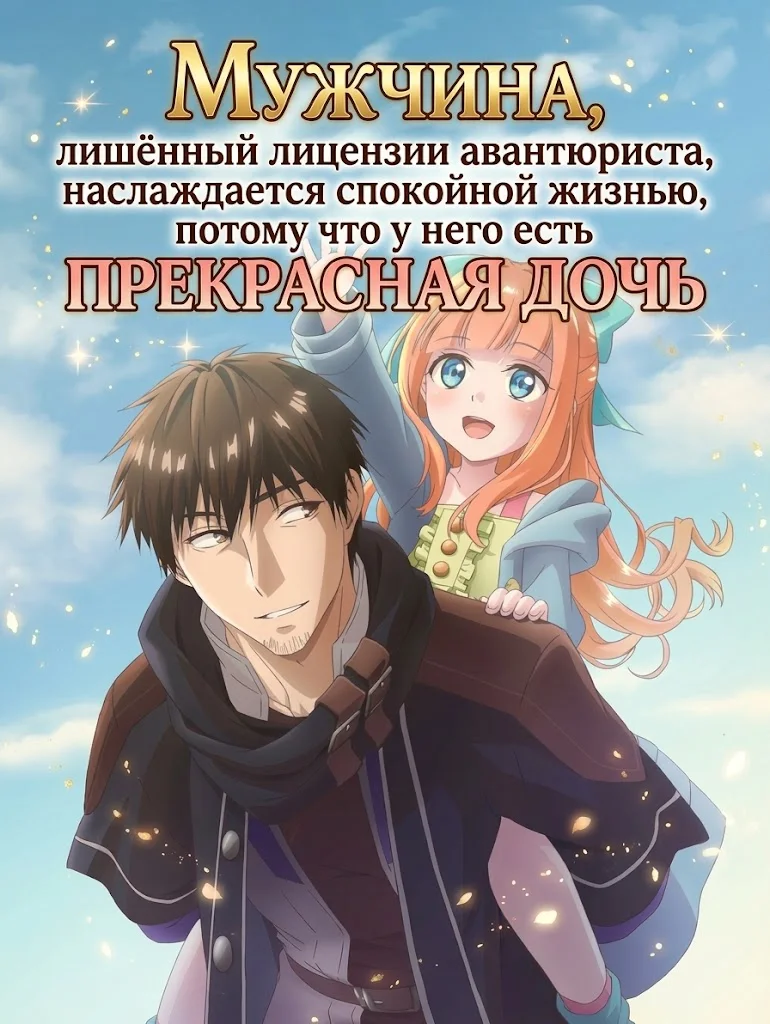 Мужчина, лишённый лицензии авантюриста, наслаждается спокойной жизнью, потому что у него есть прекрасная дочь